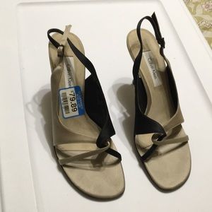 Calvin Klein satin heels